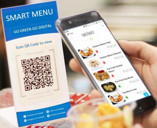 Smart Menus to reduce contact