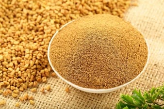 Fenugreek hair mask